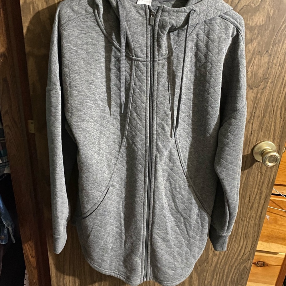 Large hood jacket heavy